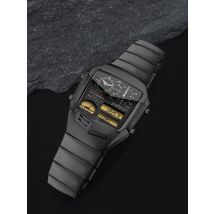 HUMPBUCK DIGITEMP Classic Design Watches for men with Temperature Alarm and Stopwatch 1/1000 Chronograph