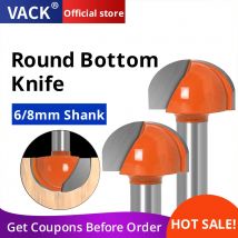 6/8mm Gambo Sfera Naso Fresa Legno Router Bit Set Round Cove CNC Fresa Radius Core Box Strumenti di lavorazione del legno in metallo duro solido