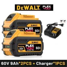 Oryginalny akumulator DEWALT 20V/60V 9000mAh akumulator dewalt 20v DCB200 DCB205 DCB206 DCB209 akumulator Flexvolt DCF892 DCF845 DCF850