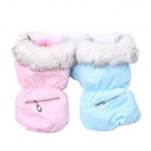 XKSRWE Hund Katze PU Leder Mantel Jacke mit Reißverschlusstasche Design Haustier Welpen Kleid Hoodie Winter Warme Kleidung Bekleidung
