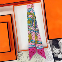 100% seta di alta qualità sciarpa di marca di lusso fascia da donna fascia per capelli foulard cravatta nastro fazzoletto da collo sciarpe magre accessori