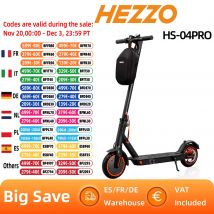 HEZZO HS-04PR0 Scooter elettrico per adulti Motore 350W Batteria 36V10Ah Scooter per pendolarismo urbano 10 "Pneumatico pieghevole E-Scooter