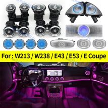 64 kolory LED Air Vents 3D Obrotowy głośnik wysokotonowy do Mercedes Benz W213 E-Class Coupe AMG E43 E53 E250 Wewnętrzne światło otoczenia