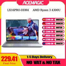 ACEMAGIC LX16Pro Laptop-Computer AMD Ryzen 3 4300U Windows Laptop 16-Zoll IPS 16GB DDR4 512GB SSD Ziffernblock-Tastatur