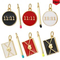 10pcs Bohemian Bag Match Charm Dijes  Jewelry Production Product  High-quality Diy woman  Necklaces Bracelets Earrings wholesale