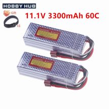 3S 3300mAh 11.1V Lipo Battery 60C for Drone RC FPV Airplane Boat Helicopter with XT60 DEANS T Plug XT30 JST Connector