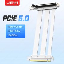 Cavo riser JEYI PCIe 5.0 x16, cavo di prolunga scheda grafica GPU Gen 5, per o PCIE 4.0 e WRX80/ 90E, RTX4090/ 5090/ RX7900XTX