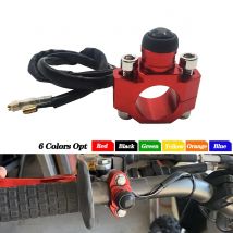 Cnc universal motorrad motor stopp start kill schalter momentaner druckknopf schalter für yamaha kawasaki ktm honda crf yzf kxf rm