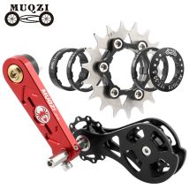 MUQZI Single Speed Conversion Kit 12T 13T 14T 15T 16T 17T 1 Speed Cassette Cog With Single Speed Chain Tensioner Chain Guide