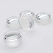 20PCS Aspherical Focusing Acrylic Plano-convex Lens 5mm 7mm Diameter PMMA Collimating Lens Laser Diode Focusing Lens