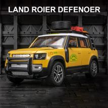 1:24 Camel Cup Land Rover Defender con herramientas de aleación fundida y vehículos de juguete modelo de coche de juguete colección de sonido y luz regalo de juguete