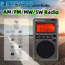 Retekess TR110 Radio portatile a onde corte SSB FM MW SW LSB AIR CB VHF UHF Full Band NOAA Alert ricevitore Radio digitale