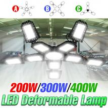 400W LED Garage Lampadina E27/E26 Lampada da soffitto AC 220V Pieghevole Deformabile Faretti 110V Per Casa Magazzino Officina Seminterrato