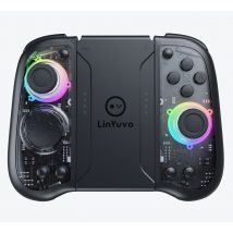 LInYuvo Wireless Gamepad for Switch with Hall Rocker&RGB Light,Support Programming&Dual Motor Vibration,High-Capacity Battery