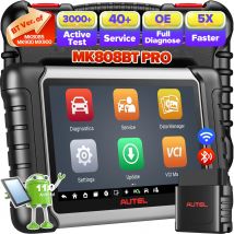 Autel MaxiCOM MK808BT PRO Scanner OBD2, Strumento Diagnostico Bidirezionale per Auto, Lettore di Codici OBD2, Diagnostica Completa di Tutti i Sistemi PK MK808KBT