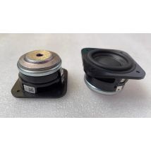 GHXAMP 1,5 Zoll Neodym Vollbereich Langhub großer dynamischer 4 Ohm 5 W kleiner Kaliber-Bassrahmen-Lautsprecher 45 x 43 mm 2 Stück