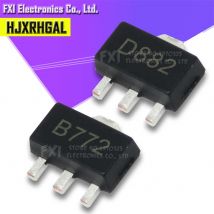 100 sztuk 2SD882 D882 SOT89 SOT SMD nowy oryginał 2SB772 B772