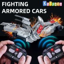 2.4G Double Combat Remote Control Armored Car Bumper Car Remote Control Gladiator Battle Toy Car Parent-child Halloween Gift