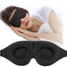 Maschera per dormire per il sonno laterale, maschera per gli occhi per dormire 3D con blocco della luce completo, copertura per gli occhi morbida e traspirante per benda notturna