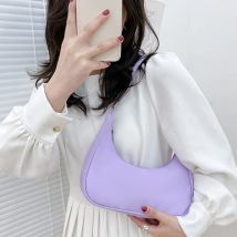 Women Bags Armpit Shoulder Bag Small Shoulder Purse Nylon Underarm Bags Clutch Women Hobos Summer Simple Handbags Bolso Feminina