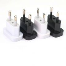 Convertitore di spina di alimentazione da viaggio europeo 1/2 pezzi, adattatore per spina da USA a Europa, convertitore C-pin, spina di alimentazione 220 V