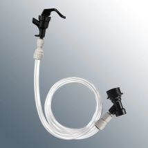 ELECQUEEN Push-fit Type Beer Line Assembly,1.2M Beer Barrel Keg Dispenser Hose Pipe with Ball Lock Quick Connector &  Picnic Tap