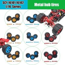 SCY 16101 16102 16103 10106/PRO SG116 MAX RC Autos Metall Upgrade Teile Metall Nabe Reifen VS Wltoys 144016 144001 oder MJX16207 16208