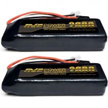 Batteria DXF 2s lipo di alta qualità 2600mah 7.4v 20c con connettore JR fonte di alimentazione lipo 2s ideale per auto RC auto nitro e servi