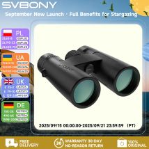 Lornetka Svbony SV202 Ulepszona ED 8x32/8x42/10x42 Szerokie Pole Widzenia Pryzmat Bak4 IPX7 Wodoodporna Odporne na Mgę do Obserwacji Ptaków