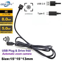 IMX179 4K 8MP 5MP 1080P Autofokus Webcam Mini USB Kamera Audio Video Web Computer Laptop 4k Webcam Micro Web Cam USB Kamera
