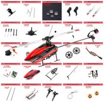 Wltoys xks k110s k110 k110s Upgrade-Teile Servo blatt Getriebe motor Rotorkopf Heck Baldachin Esc Board für RC Hubschrauber Zubehör