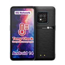 AGM X6 5G Smartphone 6.78” FHD+, Waterproof 50MP Camera 5000mAh, 8GB+128GB, Android 14, Temp Check, NFC,Dual SIM