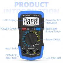 HP-4070L Digital LCR Meter Inductance 20MH-20H Resistance Capacity Meter 2000pF~200μF Ohm Meter 20Ω~2000MΩ Capacitance Meter
