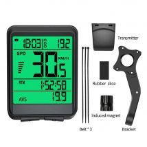 Bikevee BKV-1517 Drahtloser Fahrradcomputer, wasserdicht, ultralanger Standby-Fahrrad-Tachometer, Kilometerzähler mit automatischer Hintergrundbeleuchtung