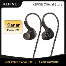 KEFINE Klanar Auricolari IEM cablati Hi-Fi con driver magnetico planare da 14,5 mm con alloggiamento in metallo CNC e cavo staccabile da 0,78 a 2 pin da 3,5 mm