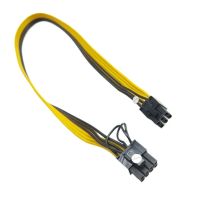 Graphics Card Socket 6Pin To GPU 8pin 6+ 2pin 6+2P Connector for HP Server Power Adapter Cable 1007 16AWG 50cm