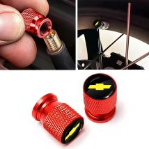 NEW 4Pcs Car Wheel Tire Valve Caps Air Stem Covers Accessories For Chevrolet Captiva Colorado Cruze Spark Malibu Car Accessories