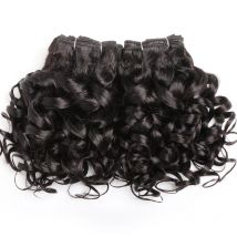 Fasci di capelli umani ricci Fasci di capelli umani al 100% Fasci di tessuto brasiliano per capelli 6 Pz/lotto Colore 1B/2/4/30/33/99J Capelli ricci