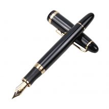 Jinhao X850 Füllfederhalter aus Metall, schwarz, EF F, Iridiumfeder, Schule, Bürobedarf, Schreibtinte, Stifte, Schreibwaren