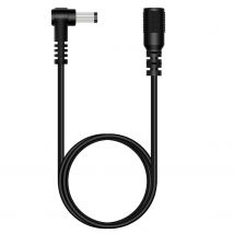 Gleichstrom-Verlängerungskabel, 5,5 mm x 2,1 mm, 90-Grad-rechtwinkliger Stecker auf Buchse, Adapter für CCTV-Überwachung, Überwachungskamera, LED-Streifen