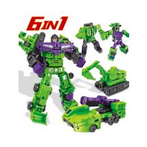 Transformation 6 in 1 Model MINI Devastator 22CM Action Figure Robot Plastic Toys BEST Gift Child Kid New
