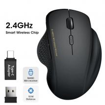 Wireless Gaming Mouse 2.4G Ergonomic Cordless Mouse with USB Receiver Computer Mouse with 6 Buttons for Laptop PC Computer