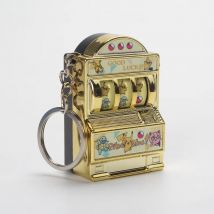 Mini figurki Pokemon Slot Machine brelok platerowany kolorem obrotowym bardzo ciekawe zabawki prezentowe dla dzieci