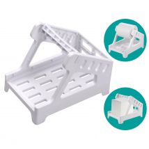 Ramka na etykietę do etykiet wysyłkowych 4x6 etykiety do drukarek i etykiet składanych na wachlarz 2 w 1 do pracy na pulpicie naklejki etykiety dozownik