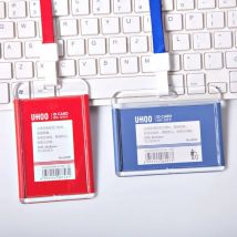 Transparente Karten hülle mit Lanyard Mitarbeiter Ausweis Inhaber ID Kreditkarten inhaber Fall Student Bus Karten halter Büro zubehör