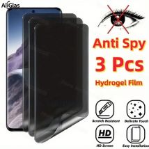 3 pezzi Privacy Idrogel Pellicola per Realme GT 8 Pro GT 7 pro GT 7 T Anti Spy Copertura Completa Protettiva Pellicola Protettiva Morbida Protezione Dello Schermo