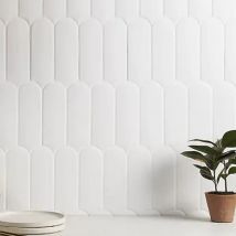 5/10 sheets(Thicker Design )Peel and Stick Backsplash for Kitchen,Premium Feather Peel and Stick Backsplash,