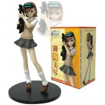Anime A Certain Magical Index Misaka Mikoto Railgun Girl 17cm Anime Figur PVC Action-figuren Modell Anime Cartoon Modell Spielzeug geschenk
