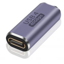 1szt USB C żeński na żeński 40Gbps 3.2 OTG Adapter łącznika Przedłużacz 8K Video 100W Szybkie ładowanie dla kabla USB4 Thunderbolt 4