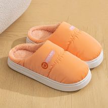 Winter warme kurze Plüsch Hausschuhe Frauen weichen dicken Boden Haus Hausschuhe Frau rutsch feste flache Absätze Indoor Baumwoll rutschen